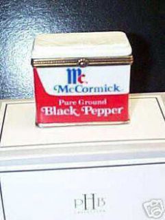 Midwest PHB McCormick Black Pepper rare trinket box