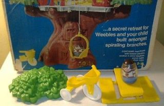 Weebles Tree House 1975 Parts for Playset, Box, 1 Weeble
