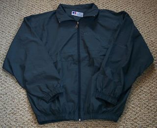 NWOT RUSSELL ATHLETIC HUNTER GREEN NYLON JACKET WORN BY AMERICAS TOP
