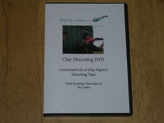 CLAY PIGEON SHOOTING VEST TIPS DVD JACKET LESSON TARGET