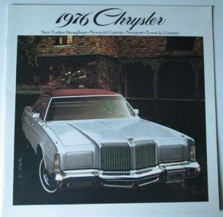 Chrysler 16 page Large Sales Brochure Catalog   Newport New Yorker