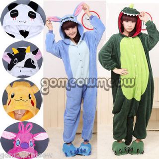 Milk Cow/Panda/Stit ch/Stitch/Pika chu/Dinosaur Anime Costume Cosplay