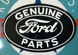 classic FORD OVAL retro logoed porcelain coated metal sign