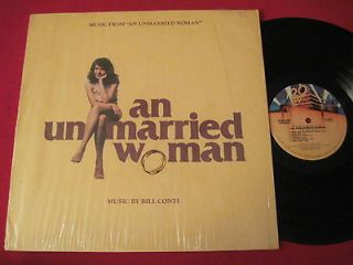ORIGINAL SOUNDTRACK LP   AN UNMARRIED WOMAN (1978) BILL CONTI 20TH