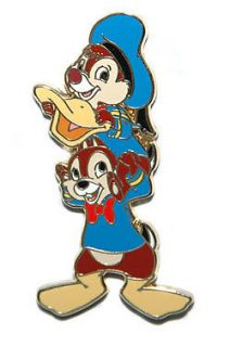 DISNEY PIN le 250 HALLOWEEN CHIP & DALE DRESSED AS DONALD DUCK 2008