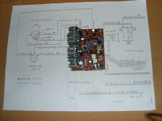 NIKKO RECEIVER CIRCUIT BOARD (RJ9030) WITH WIRING DIAGRAM (RS 540