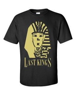 TYGA LAST KING Gold logo T Shirt   Last King YMCMB Hip Hop Rap