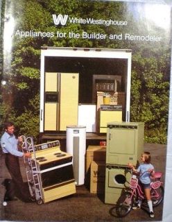  WESTINGHOUSE Appliances Catalog RETRO Kitchen Oven Washer Dryer 1979