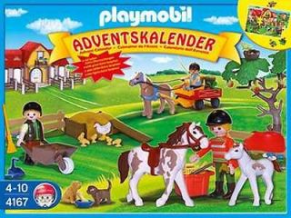 PLAYMOBIL® 4167 Advent Calendar Pony Farm   S&H FREE   ONLY AVAILABLE