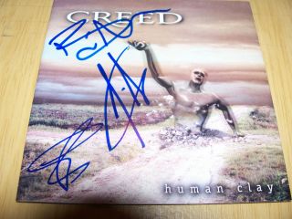 band signed cd booklet HUMAN CLAY WEATHERED STAPP TREMONTI MARSHALL