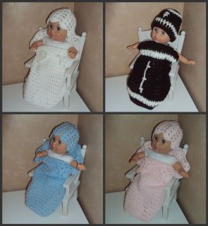 Crochet Baby Boy Girl Hat, Cocoon Set ~ Snuggle Sack, Blanket, Photo