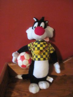 Tunes COACH Sylvester Plush CAT 14 Soccer Ball Referee Shirt Whistl