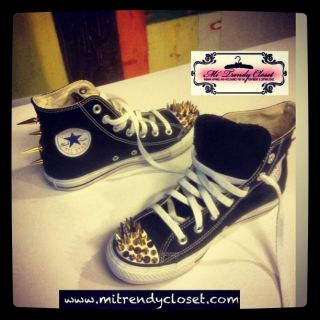 Custom Made All Star Converse Chuck Taylors With Spikes N Studs