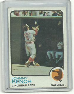 1973 Topps JOHNNY BENCH # 380 Cincinnati Reds