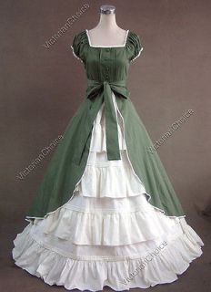 Colonial Cosplay Lolita Dress Ball Gown Prom Reenactment Clothing 020