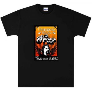 Nirvana Kurt Cobain 1993 Concert T Shirt New Black or White