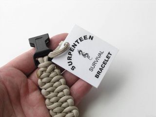 GG & CO SURPENTEEN PARACORD SURVIVAL WRISTBAND STRAPS