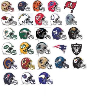 YOUR TEAM HELMET ULTRA DECAL 5X6 CLEAR WINDOW FILM STATIC CLING
