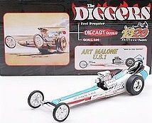 ART MALONE  U.S. 1  1320 DIECAST 1/24 FRONT ENGINE DIGGERS DRAGSTER