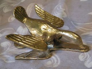 Collectible Letter Holder or Maybe a Door Knocker Bird Brass UNIQUE