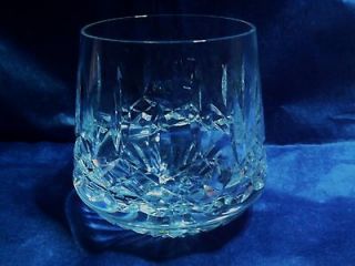 WATERFORD LISMORE ROLY POLY WHISKY GLASSES OLD FASHIONED TUMBLERS