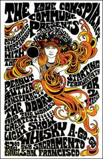 THE DOORS Whiskey A Go Go 1967 Concert Poster