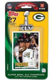 2010 TOPPS GREEN BAY PACKERS SUPER BOWL CHAMPS TEAM SET
