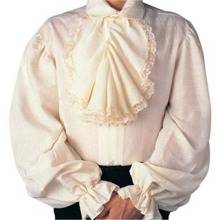 COLONIAL or CAVALIER PIRATE SHIRT Halloween Costume Accessory Adult