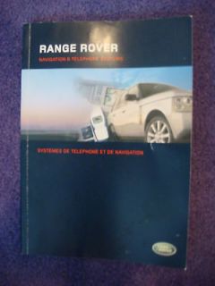 2005 RANGE ROVER NAVIGATION & PHONE SYSTEMS HANDBOOK