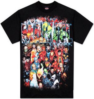 Marvel Group Shot Marvel Comics Mens T Shirt NWT Official and