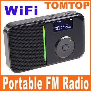 Portable Mini Wireless WiFi Internet FM Radio Player