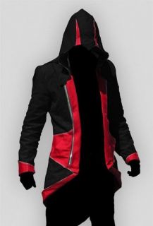 Assassins Creed 3 III Conner Kenway Hoodie/Coat Jacket Cosplay Costume