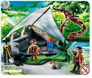 Playmobil Treasure Hunters Camp with Giant Snake 4843