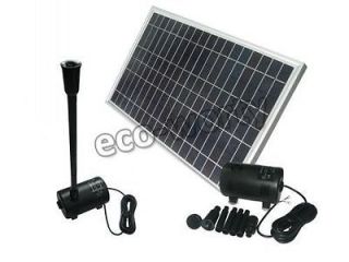 Solar Power brushless water pump with 20w poly solar panel solar pump