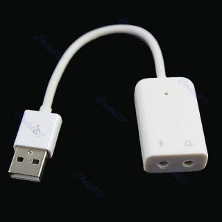 To 3D Virtual 5.1 Channel Audio Sound Cable Card Adapter Music Fairy