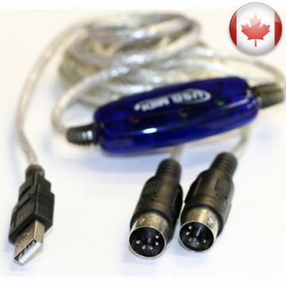 Newly listed USB TO MIDI ADAPTER CABLE CORD FOR PC COMPUTER