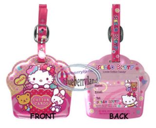 Sanrio Hello Kitty Luggage TAG Travel Bags School BAG Name holder