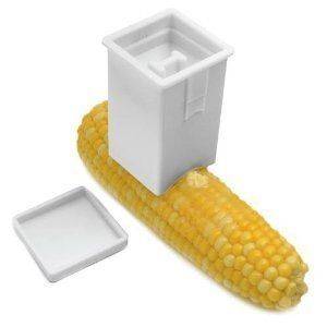Corn On The Cob Butter Spreader Dispenser BBQ Gadget White Plastic