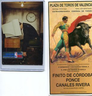 Spain Postcard​ Bull fighting with stamps Mailed to USA Corrida De