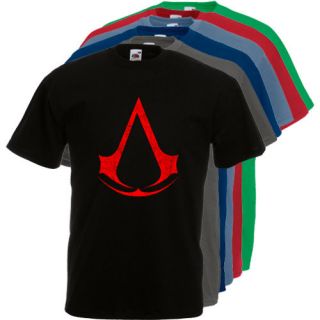 T320 Assassins Creed Game Xbox 360 PS3 Gamer Cool 6 Colors T shirt S