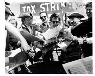 1978 National Tax Strike Association Revolutionary War Costumes Press