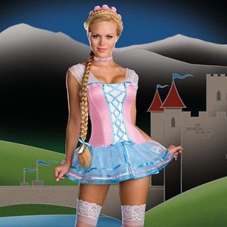 XL 1X RAPUNZEL Sexy Halloween Costume Princess Dress & Wig Plus Size