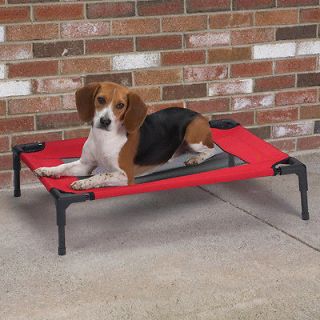 Gear Elevated Dog Pet Beds Cots CRIMSON w/ Mesh Panels EXTRA LARGE