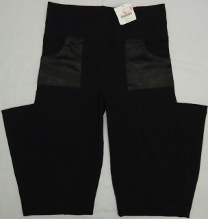 Women Cotton/Spandex Sweatpants Yoga Pants Satin Embelished Pocket