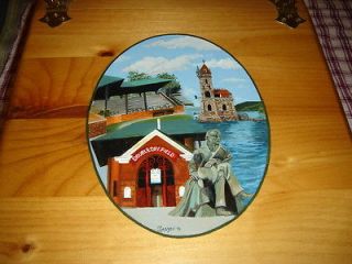 Cooperstown Scene Lap Desk Wooden Made and Hand painted in USA