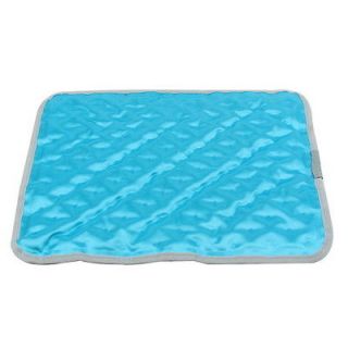 Blue Cooling Pad Cool Ice Chair Seat Mat Cushion Pad Saddle