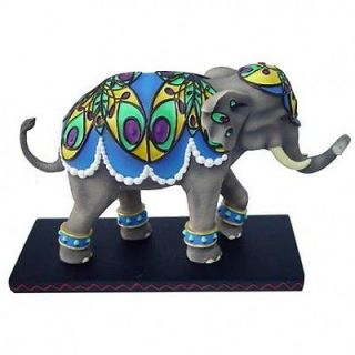 Elephant Figurine TUSK by Westland Giftware PEACOCK First Edition