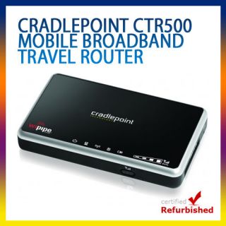 Cradlepoint CTR500 Router WiFi Mobile Hotspot 3G/4G 6.75 Mbps 2 Port