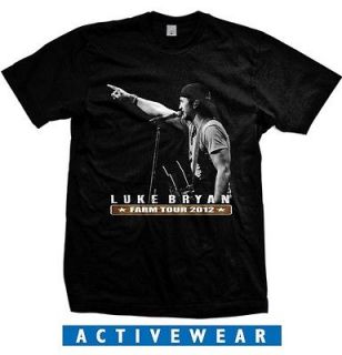 Luke Bryan Country Singer Farm Tour 2012 LB01 T Shirt size S 2XL