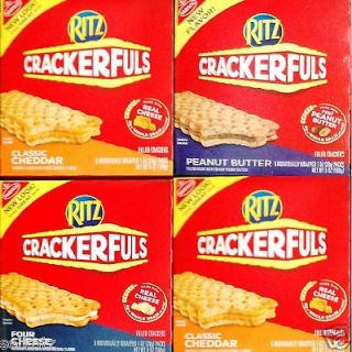 CRACKERFULS CHEESE FILLED CRACKERS ~ 7 FLAVOR CHOICES WHOLE GRAINS